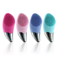 3 in 1 Kit Electric Waterproof Mini Face Washer Tools Vibrating Massage Care Deep Cleansing Pore Device Silicone Facial Brush